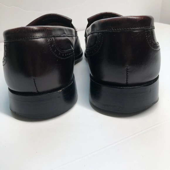 Bostonian Classics First Flex Tassel Wingtip Leather Loafers - Size 8 - Picture 5 of 10